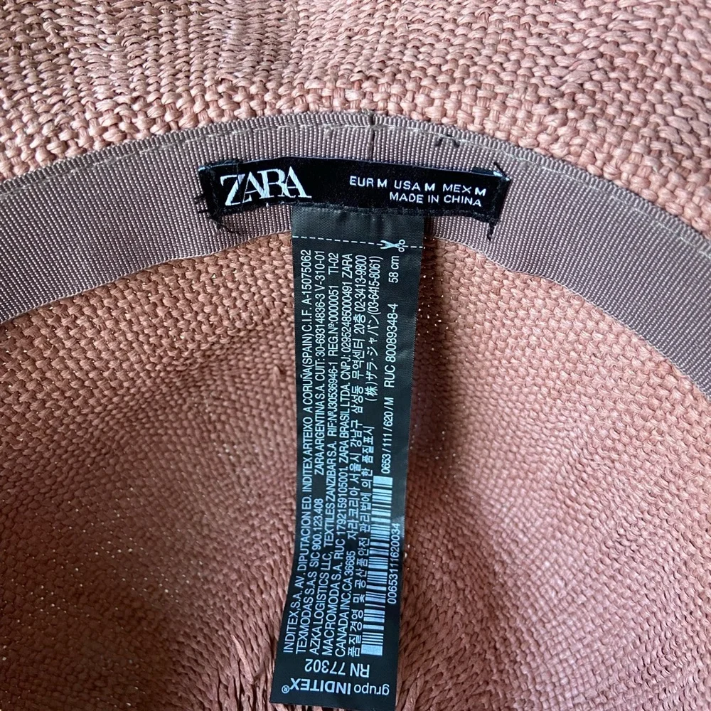Zara straw hat, cowboy style